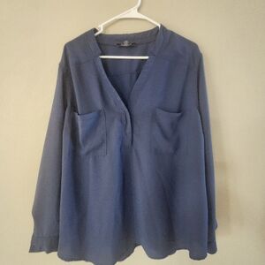 Nine West Navy Blouse